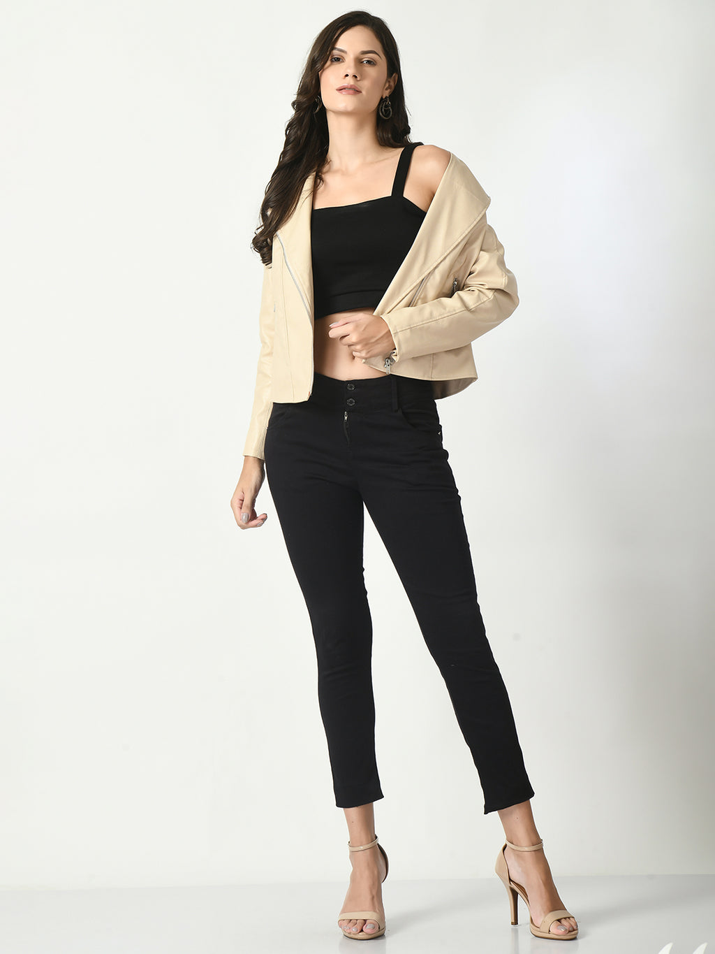 Lapel Collar Water Resistant Anti Odour Leather Jacket – view 11