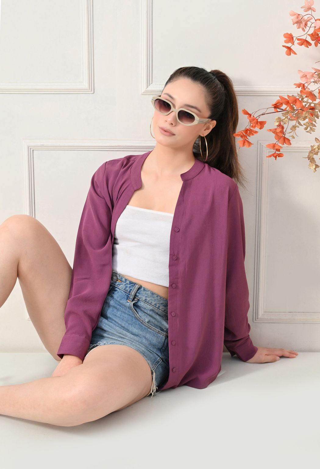 Women Parpal Solid Comfort Casual Shirts – view 4