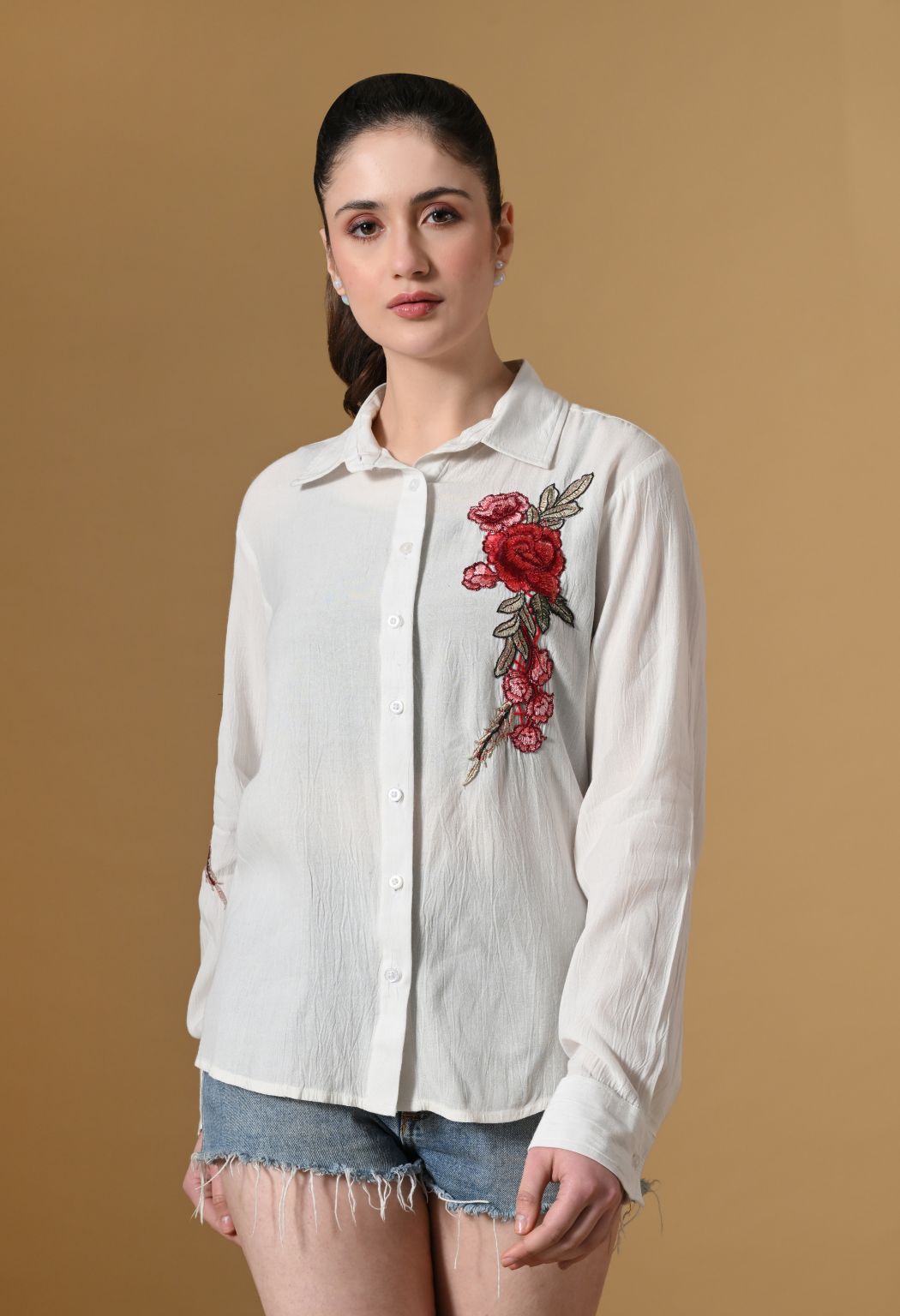 Women Comfort Floral Casual Shirt – view 2