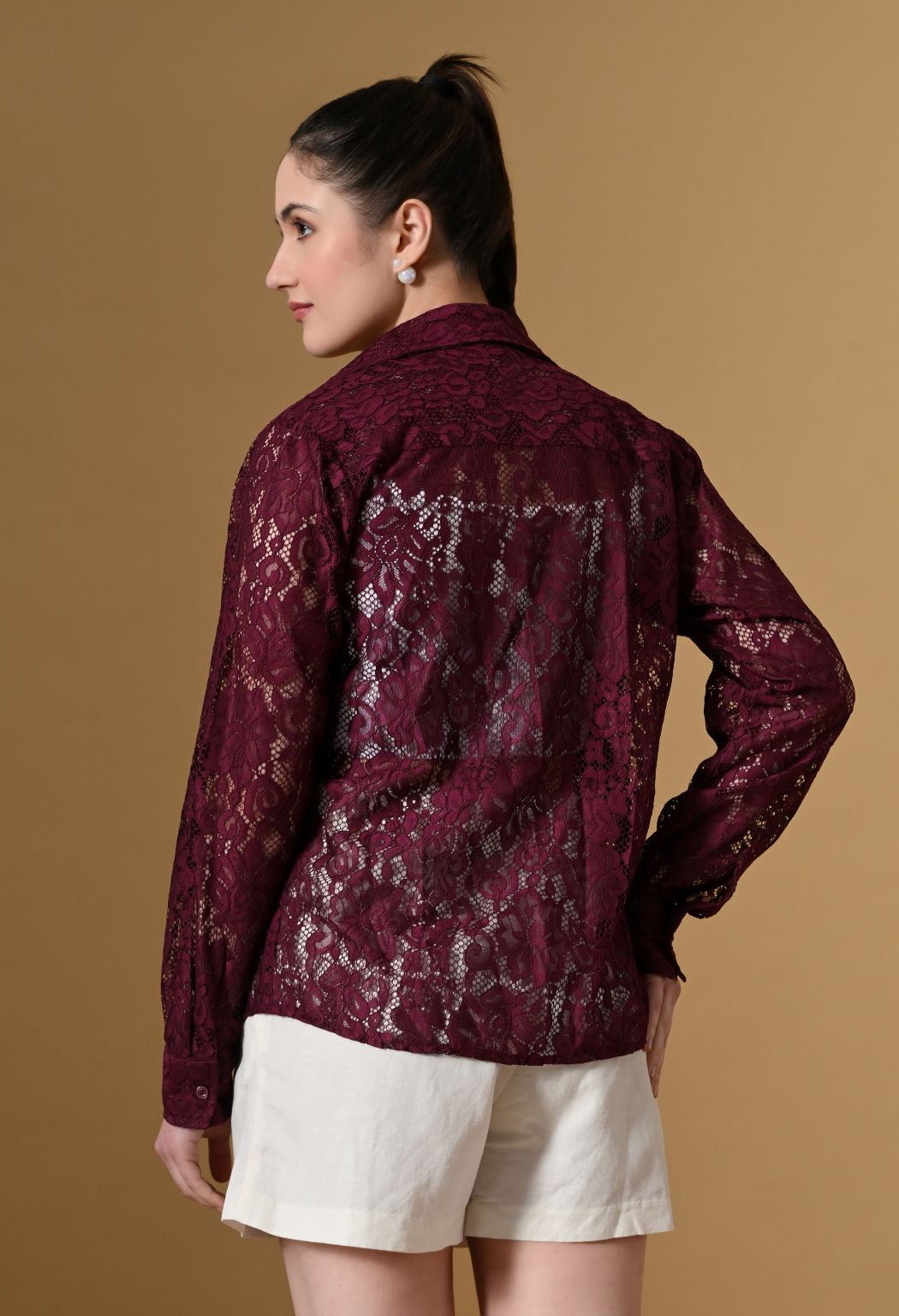 Tboj Women Comfort Semi Sheer Casual Shirt – view 3