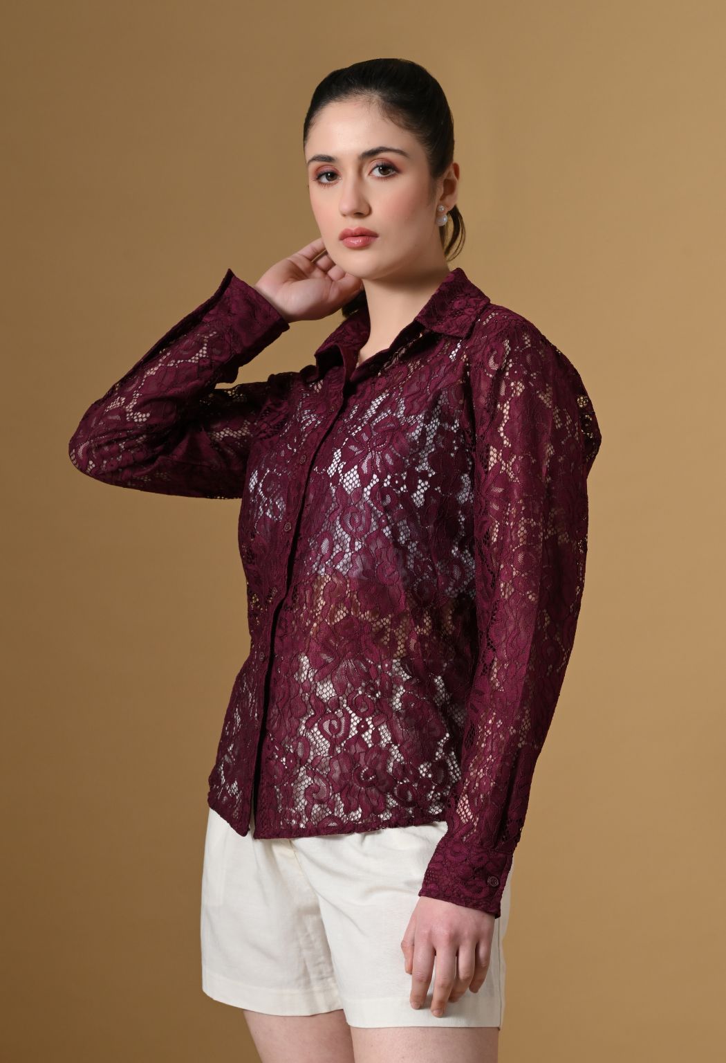 Tboj Women Comfort Semi Sheer Casual Shirt – view 4
