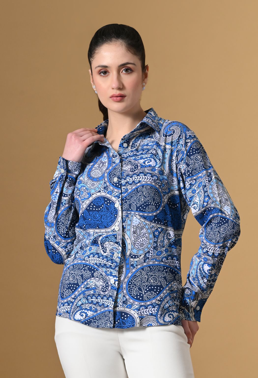 Women Comfort Printed Casual Shirt – view 2