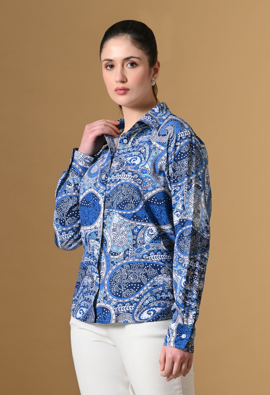Women Comfort Printed Casual Shirt – view 4